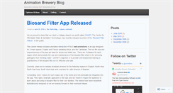 Desktop Screenshot of animationbrewery.wordpress.com