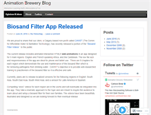 Tablet Screenshot of animationbrewery.wordpress.com