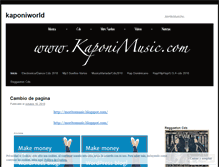 Tablet Screenshot of kaponiworld.wordpress.com