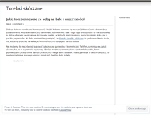 Tablet Screenshot of dobretorebkiskorzane.wordpress.com