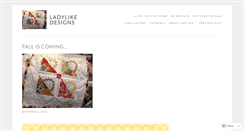 Desktop Screenshot of ladylikedesigns.wordpress.com