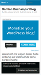 Mobile Screenshot of damianduchamps.wordpress.com