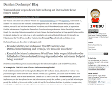 Tablet Screenshot of damianduchamps.wordpress.com