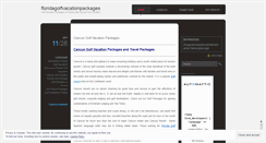 Desktop Screenshot of floridagolfvacationpackages.wordpress.com