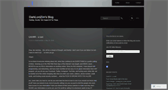 Desktop Screenshot of darklordzim.wordpress.com