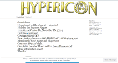 Desktop Screenshot of hypericononline.wordpress.com
