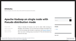 Desktop Screenshot of dmoksha.wordpress.com
