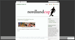 Desktop Screenshot of nordlundcup.wordpress.com