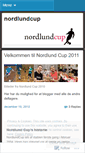 Mobile Screenshot of nordlundcup.wordpress.com