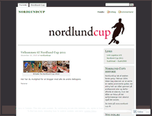 Tablet Screenshot of nordlundcup.wordpress.com