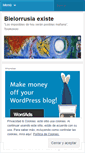 Mobile Screenshot of bielorrusiaexiste.wordpress.com