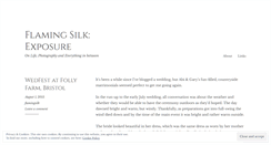 Desktop Screenshot of flamingsilk.wordpress.com