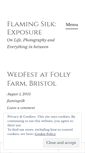 Mobile Screenshot of flamingsilk.wordpress.com