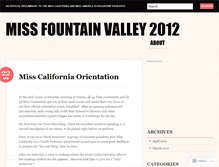 Tablet Screenshot of missfountainvalley2012.wordpress.com