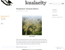 Tablet Screenshot of kualacity.wordpress.com