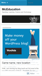 Mobile Screenshot of mceducation.wordpress.com