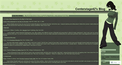 Desktop Screenshot of centerstage42.wordpress.com