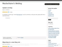 Tablet Screenshot of maclochlainn.wordpress.com