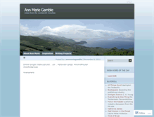 Tablet Screenshot of annmariegamble.wordpress.com