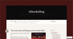 Desktop Screenshot of ckbooksblog.wordpress.com