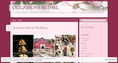 Desktop Screenshot of occasionsbethel.wordpress.com