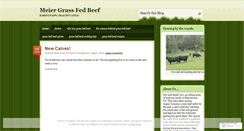 Desktop Screenshot of meiergrassfedbeef.wordpress.com