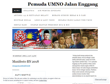 Tablet Screenshot of pemudaenggang.wordpress.com