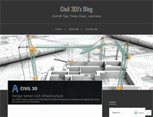 Tablet Screenshot of civil3dj.wordpress.com