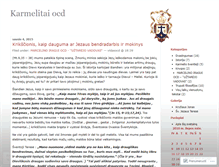 Tablet Screenshot of karmelitai.wordpress.com