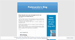 Desktop Screenshot of pralexandre.wordpress.com