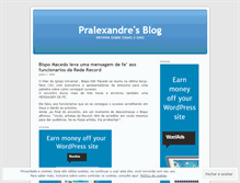 Tablet Screenshot of pralexandre.wordpress.com