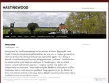 Tablet Screenshot of hastingwood.wordpress.com