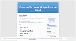 Desktop Screenshot of a3formador.wordpress.com