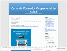 Tablet Screenshot of a3formador.wordpress.com