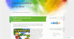 Desktop Screenshot of childbirthday.wordpress.com