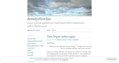 Desktop Screenshot of dottedyellowline.wordpress.com