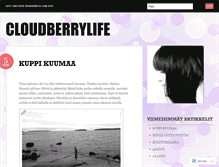 Tablet Screenshot of cloudberrylife.wordpress.com