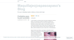 Desktop Screenshot of maquillajeojospasoapaso.wordpress.com