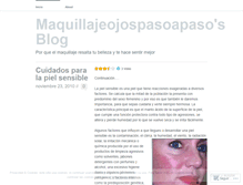 Tablet Screenshot of maquillajeojospasoapaso.wordpress.com