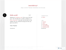 Tablet Screenshot of isuncinka7247.wordpress.com