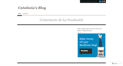 Desktop Screenshot of catalexia.wordpress.com
