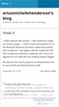 Mobile Screenshot of ericamichellehenderson.wordpress.com