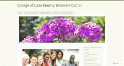 Desktop Screenshot of clcwomenscenter.wordpress.com