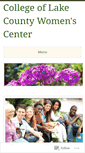 Mobile Screenshot of clcwomenscenter.wordpress.com