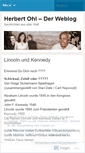 Mobile Screenshot of herbertohl.wordpress.com