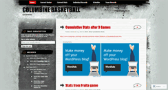 Desktop Screenshot of columbinebasketball.wordpress.com