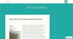 Desktop Screenshot of 2009wasagoodyear.wordpress.com