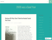 Tablet Screenshot of 2009wasagoodyear.wordpress.com