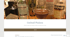 Desktop Screenshot of cocktailphalanx.wordpress.com