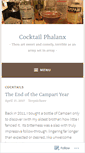 Mobile Screenshot of cocktailphalanx.wordpress.com